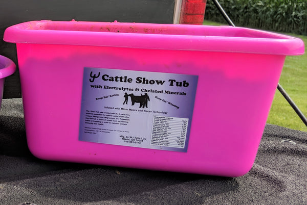 CATTLE SHOW TUB Fence style - {10 LBS}